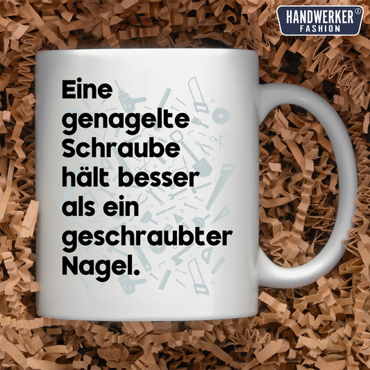 Handwerker Kaffeetasse bedruckt www.handwerkerfashion.de