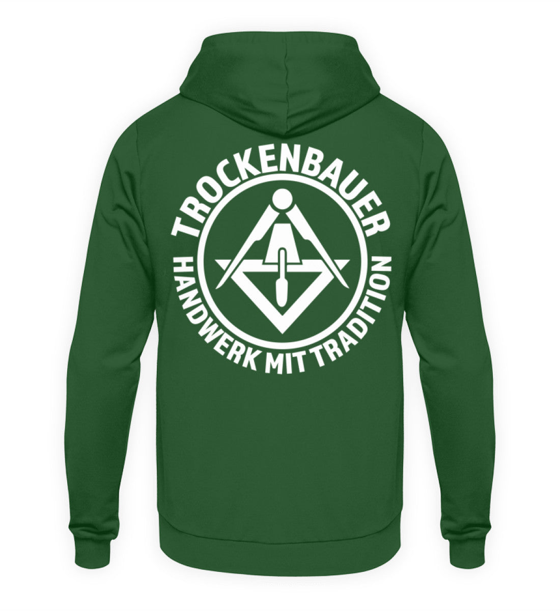 Trockenbauer - Hoodie Rückendruck €39.95 Handwerkerfashion