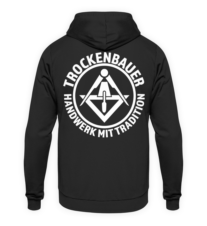 Trockenbauer - Hoodie Brust + Rückendruck